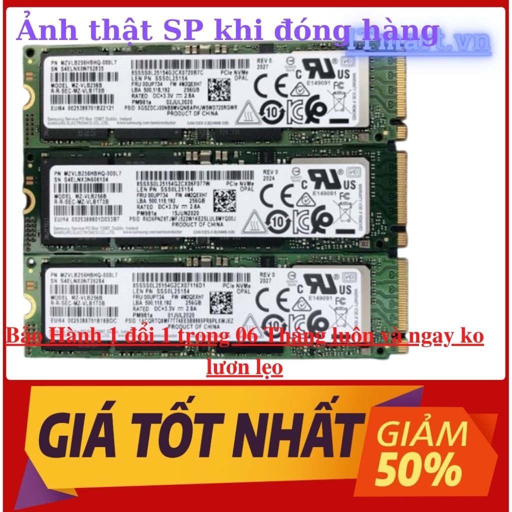 Ổ ssd M2SATA -2280/Msata 2240/Nvme 2280/Nvme 2220 hàng tháo máy Dell