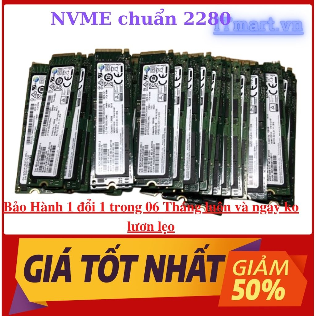 Ổ ssd M2SATA -2280/Msata 2240/Nvme 2280/Nvme 2220 hàng tháo máy Dell