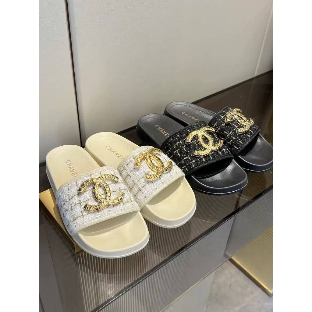 Dép Lê Nữ Quai ngang, Đế Cao Su non Mang Logo siêu sành điệu, Nhẹ Êm Chân, Hot Trend 2023. Shop Việt 268