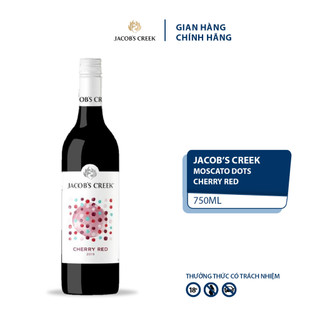 Rượu Vang Đỏ Jacob's Creek Cherry Red 750ml 12.5% Không Kèm Hộp