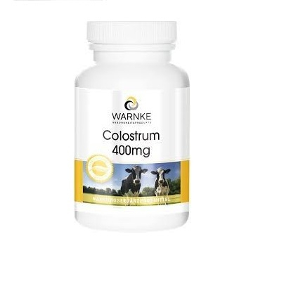 Viên uống sữa non Warnke Colostrum 400mg - 90 viên - dòng chảy sinh học, dưỡng chất tuyệt vời