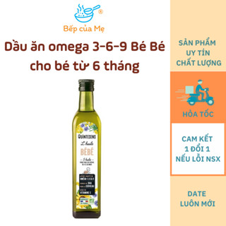 Dầu cho bé ăn dặm bổ sung Omega của Pháp dầu hạt hướng dương hạt lanh hạt cải Shop Bếp Của Mẹ
