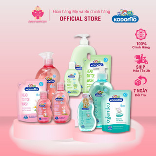 Sữa tắm gội cho trẻ từ 0+ Kodomo Mild Original/ Pink Hanabaki/ Oganiku - Chai/ túi