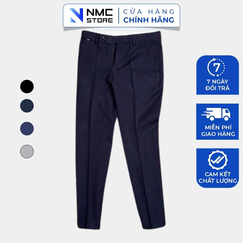 Quần Tây Nam Hàn Quốc Ống Đứng Chất Cotton Cao Cấp Co Dãn - NMC STORE