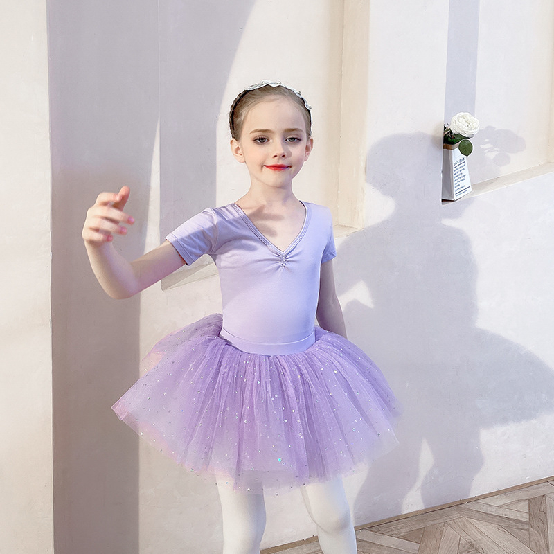 Váy Múa Ba Lê Cộc Tay Dài Tay Kidsballet Đầm Múa Cho Bé Váy Múa Trẻ Em Váy Múa Cho Bé Váy Múa Bale