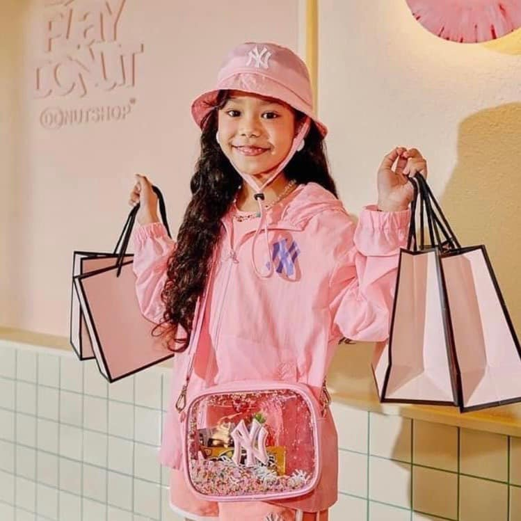 Áo khoác dù chống nắng MLB bé gái - bé trai size 13-30kg