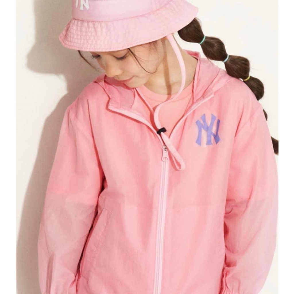 Áo khoác dù chống nắng MLB bé gái - bé trai size 13-30kg