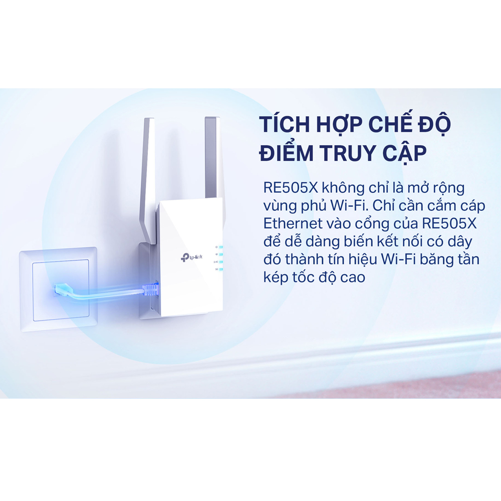 [Hỏa Tốc] Bộ Mở Rộng Sóng Wifi TP-Link RE505X Chuẩn AX1500 | BigBuy360 - bigbuy360.vn