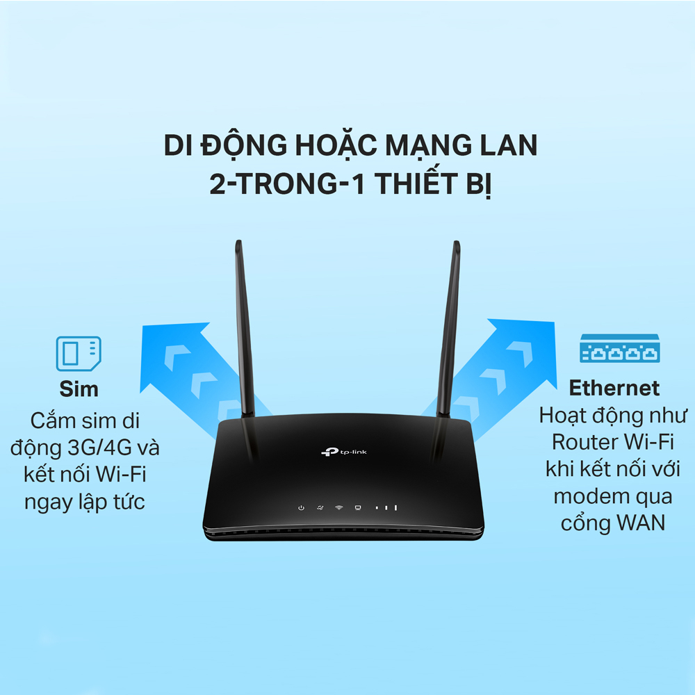 [Hỏa Tốc] Bộ Phát Wifi Di Động TP-Link TL-MR6400 4G LTE Chuẩn N 300Mbps