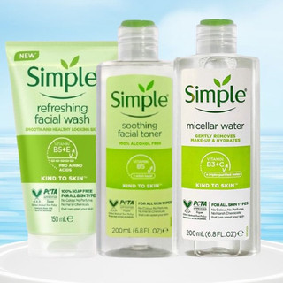 Nước hoa hồng Simple Kind to Skin Soothing Facial Toner