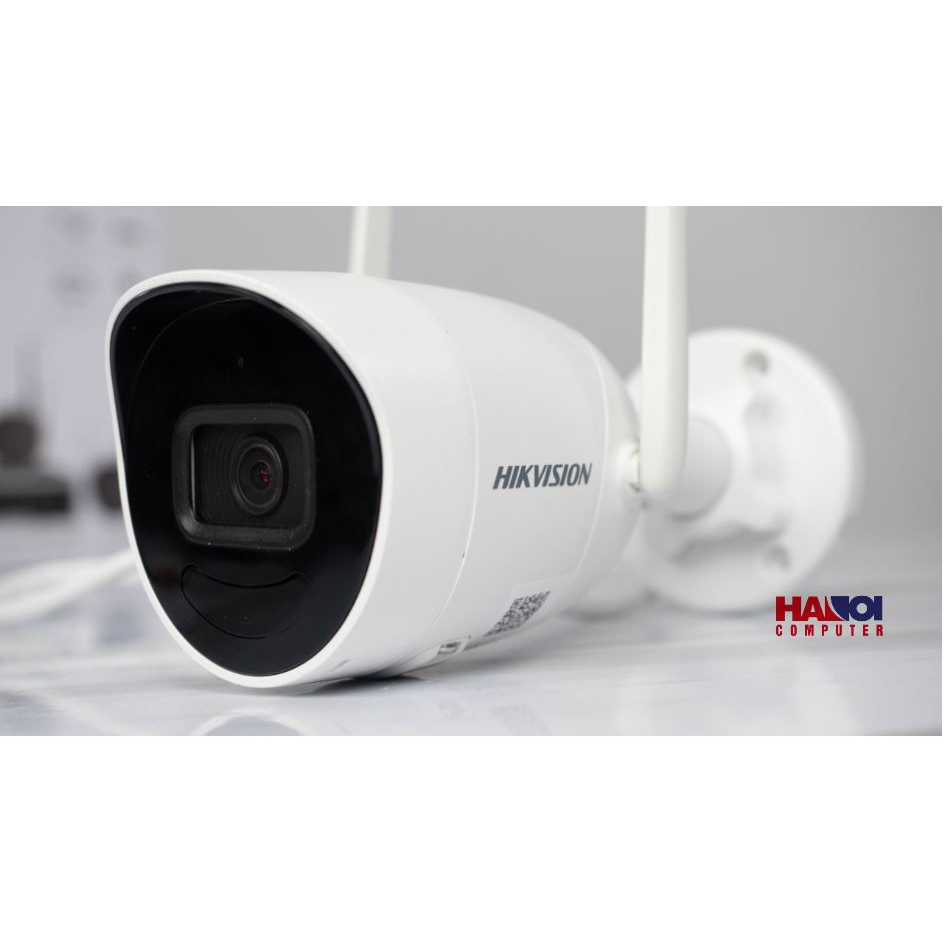 BỘ KIT 4 CAMERA IP Wifi Hikvision NK42W0H/ H265+/ Bullet  - Hàng chính hãng