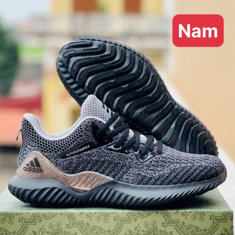 Giày Sneakers Adidas Alphabounce, Giày Thể Thao adidas Alphabounce Bản SC 2 Màu Full Box Tặng Kèm Tất