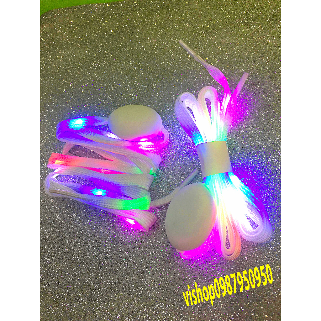 1 Cặp Dây Giày Đèn LED Phát Sáng Dành Cho Trẻ Em và người lớn