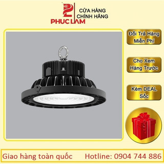 Đèn nhà xưởng dạn ufo sáng trắng 6500k. bh 24 tháng. hàng chính hãng