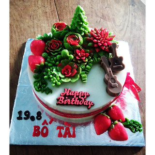 Khuôn silicon chữ Happy Birthday 7cm (nhiều mẫu) nhấn xôi hoa đậu, làm bánh rau câu