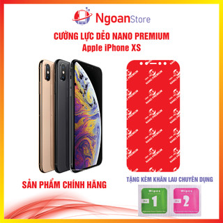 Cường lực dẻo Nano cho iPhone XS - Ngoan Store