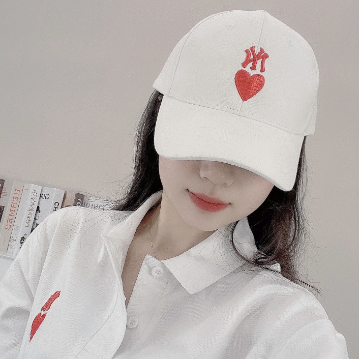 Mũ lưỡi trai nam nữ MLB thêu chữ NY nhiều màu hàng xuất dư cao cấp phong cách Hàn Quốc