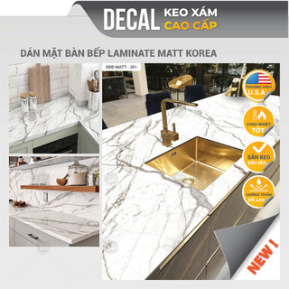  Giấy DECAL Decal24h dán mặt bàn bếp giả đá chống dầu mỡ chịu nhiệt tốt DDB-301 - Khổ 120cm 