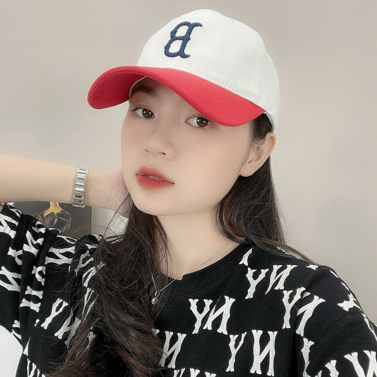 Mũ lưỡi trai nam nữ MLB thêu chữ NY nhiều màu hàng xuất dư cao cấp phong cách Hàn Quốc