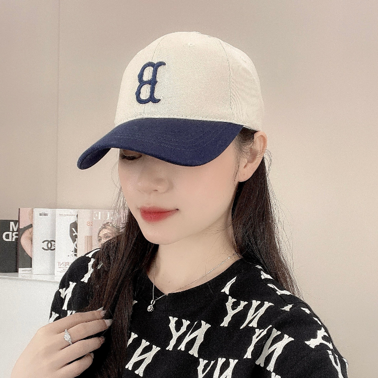 Mũ lưỡi trai nam nữ MLB thêu chữ NY nhiều màu hàng xuất dư cao cấp phong cách Hàn Quốc