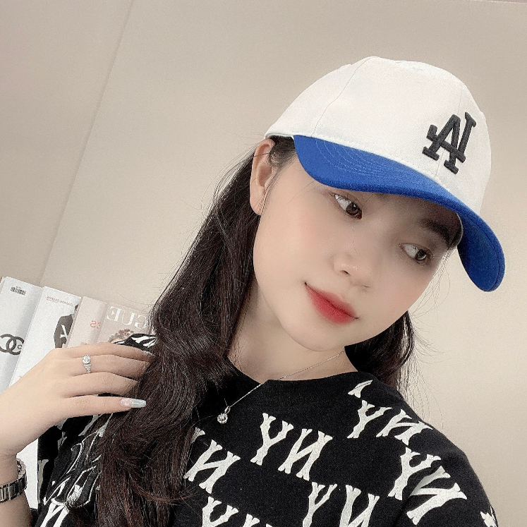 Mũ lưỡi trai nam nữ MLB thêu chữ NY nhiều màu hàng xuất dư cao cấp phong cách Hàn Quốc