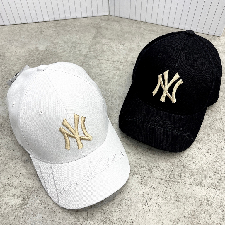 Mũ lưỡi trai nam nữ MLB thêu chữ NY nhiều màu hàng xuất dư cao cấp phong cách Hàn Quốc