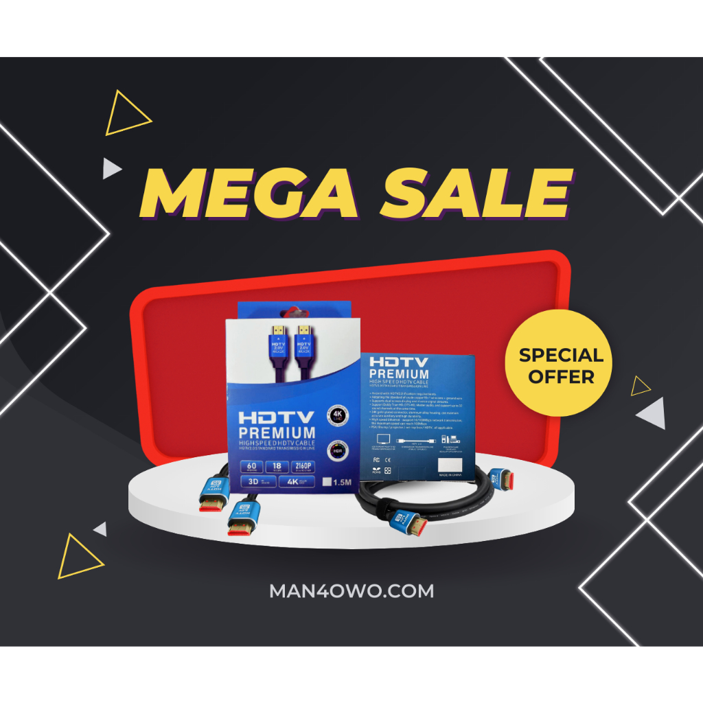 Dây cáp HDMI, lõi đồng mạ vàng 24k, loại thân tròn, Chuyện dụng cho thiết bị TV, Máy Chiếu, Bảo Hành 12Thang 1 đổi 1