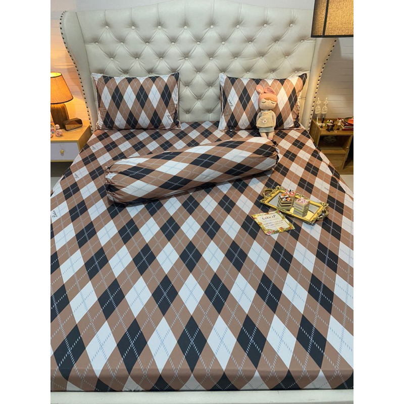 Drap thun lạnh lụa Thái Lan thiết kế (4 món)