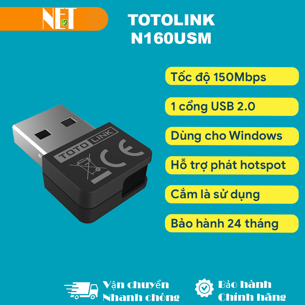 Combo cục kích sóng wifi TOTOLINK Ex200, N350RT, usb wifi N160USM tối ưu thiết bị kết nối mạng bảo hành 24 tháng | BigBuy360 - bigbuy360.vn