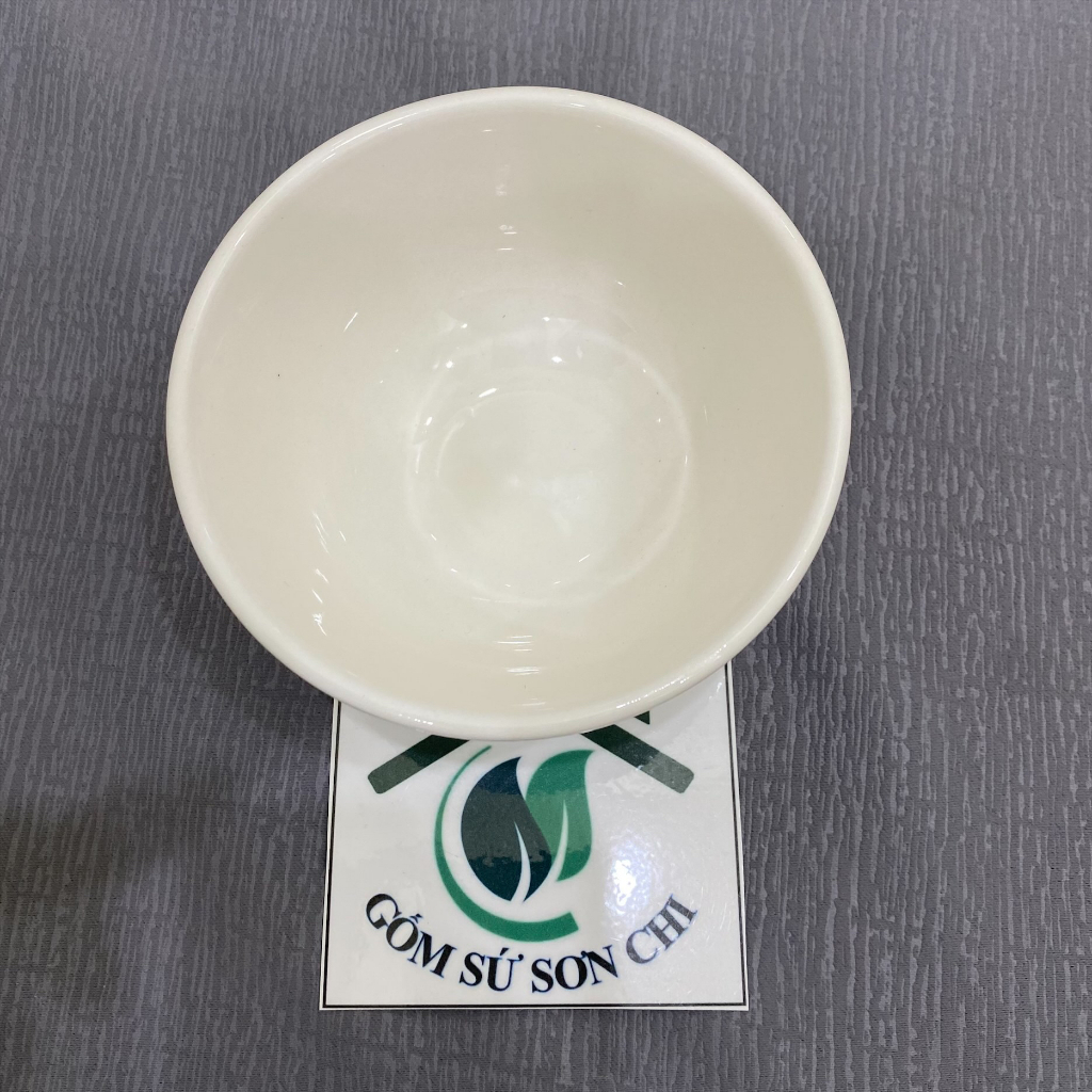 Bộ 10 chén ăn cơm trắng thô dày đẹp 11.5cm- Phù hợp cho quán ăn