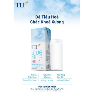  Thùng sữa tươi tiệt trùng TH True milk HILO 180ml 
