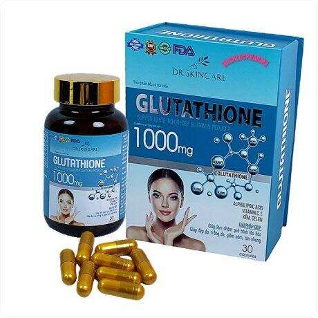 viên uống trắng da glutathione 1000mg