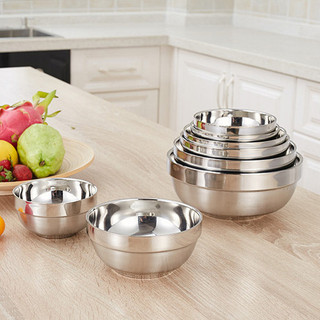 Bát Inox 2 Lớp bát ăn Hàn Quốc