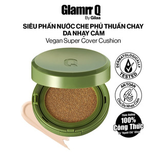 Siêu phấn nước che phủ glamrr q vegan super cover cushion spf50+/pa+++
