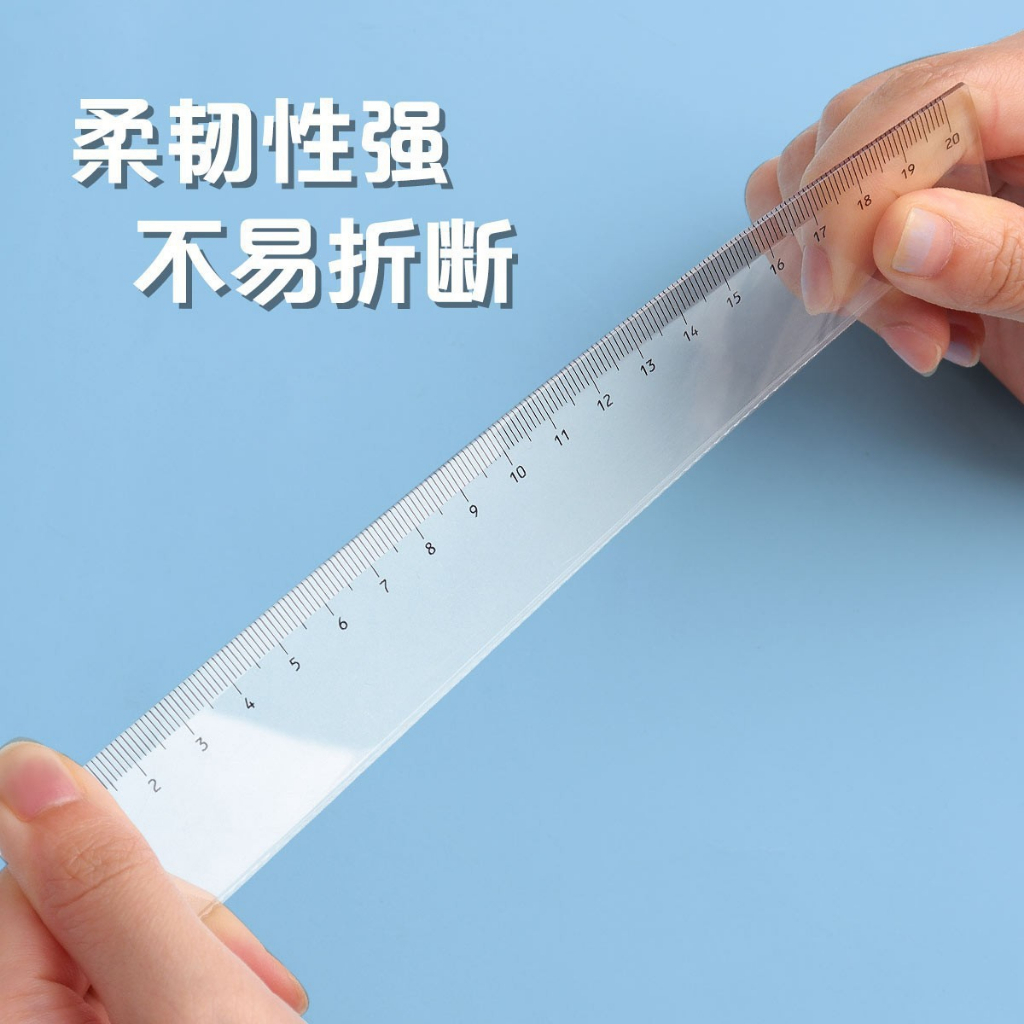 Thước Kẻ Nhựa Nhiều Màu Deli
