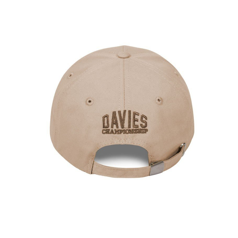 Mũ lưỡi trai nam nữ thêu logo màu be Baseball Academy Cap local brand Davies | HAT06