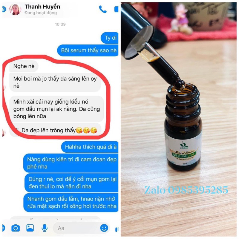 Serum đường đen 2in1 loha
