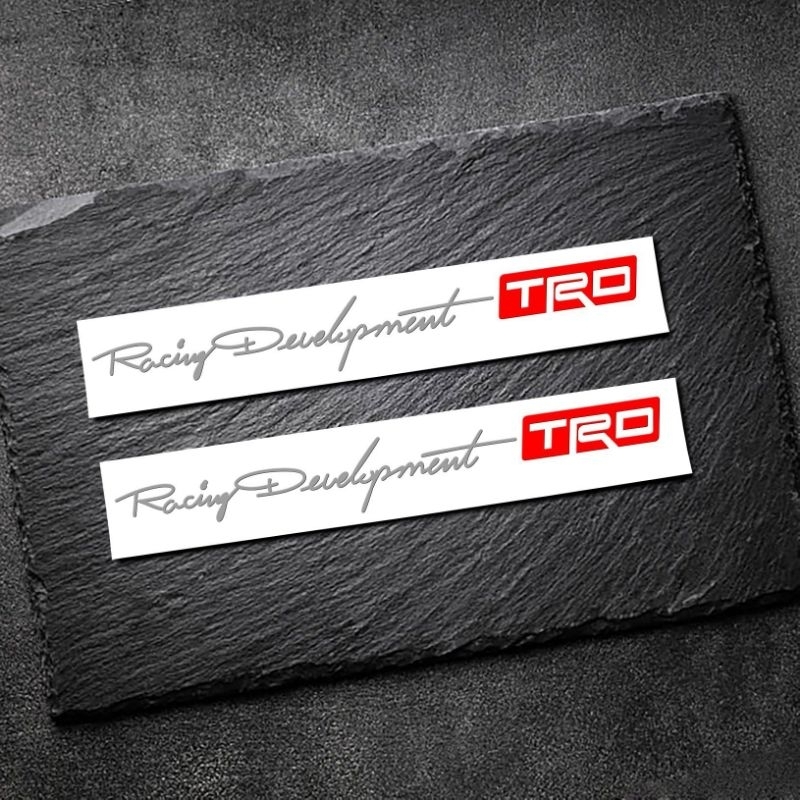 2 chiếc tem RACING Development TRC trang trí xe máy Honda -Yamaha