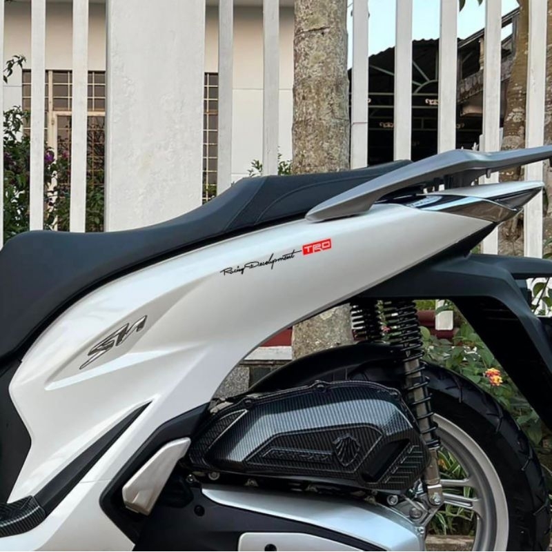 2 chiếc tem RACING Development TRC trang trí xe máy Honda -Yamaha