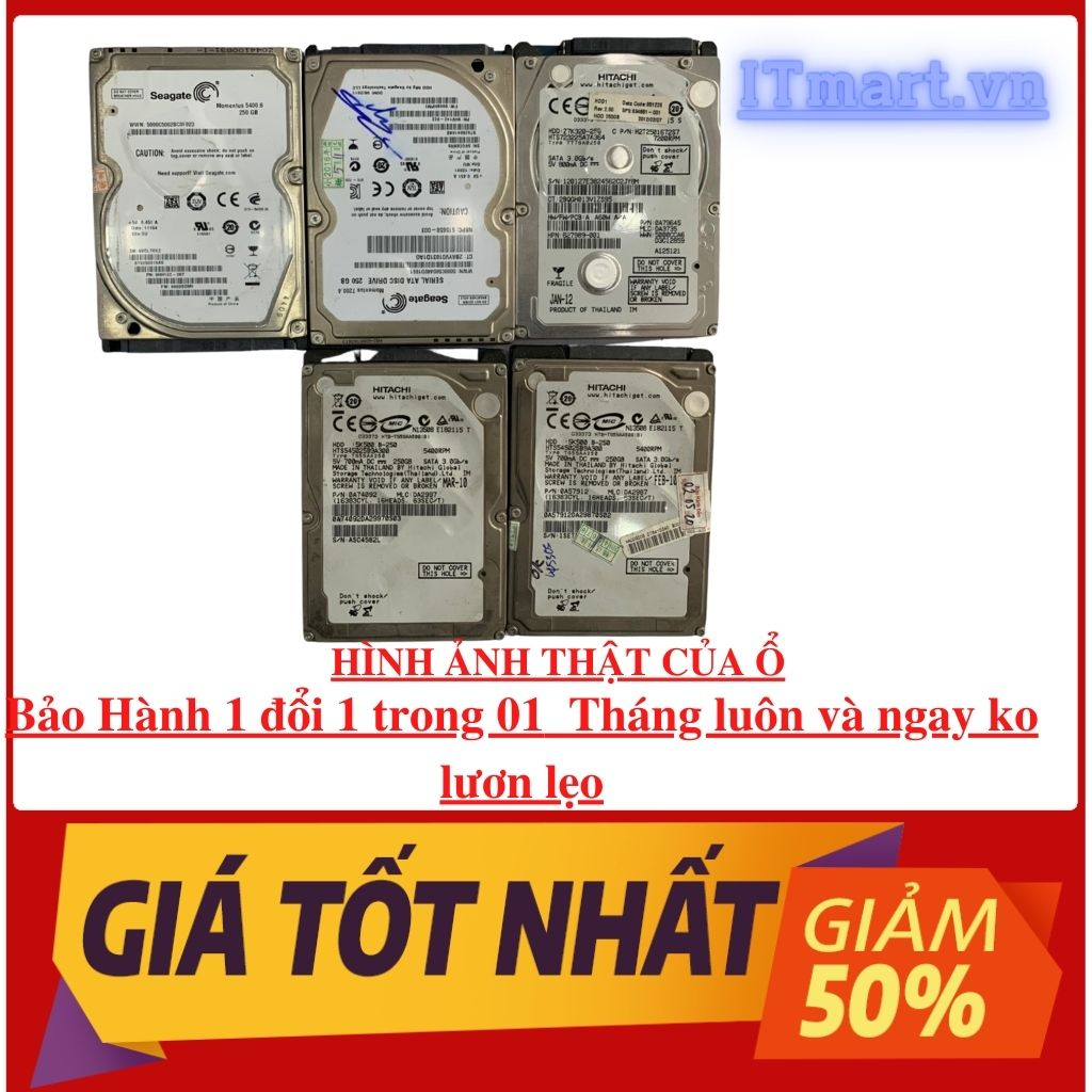 Ổ HDD 2.5Inch Laptop bóc máy Dell 500Gb - cài sãn Win 10