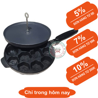 Khuôn nướng làm bánh bông lan chống dính Huỳnh Anh 12 lỗ giá rẻ