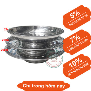 Vỉ xửng hấp xôi inox 430 nồi cơm điện 22 24 26 cm giá rẻ