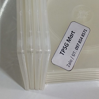 Hộp đựng đĩa cd, dvd nhựa trắng