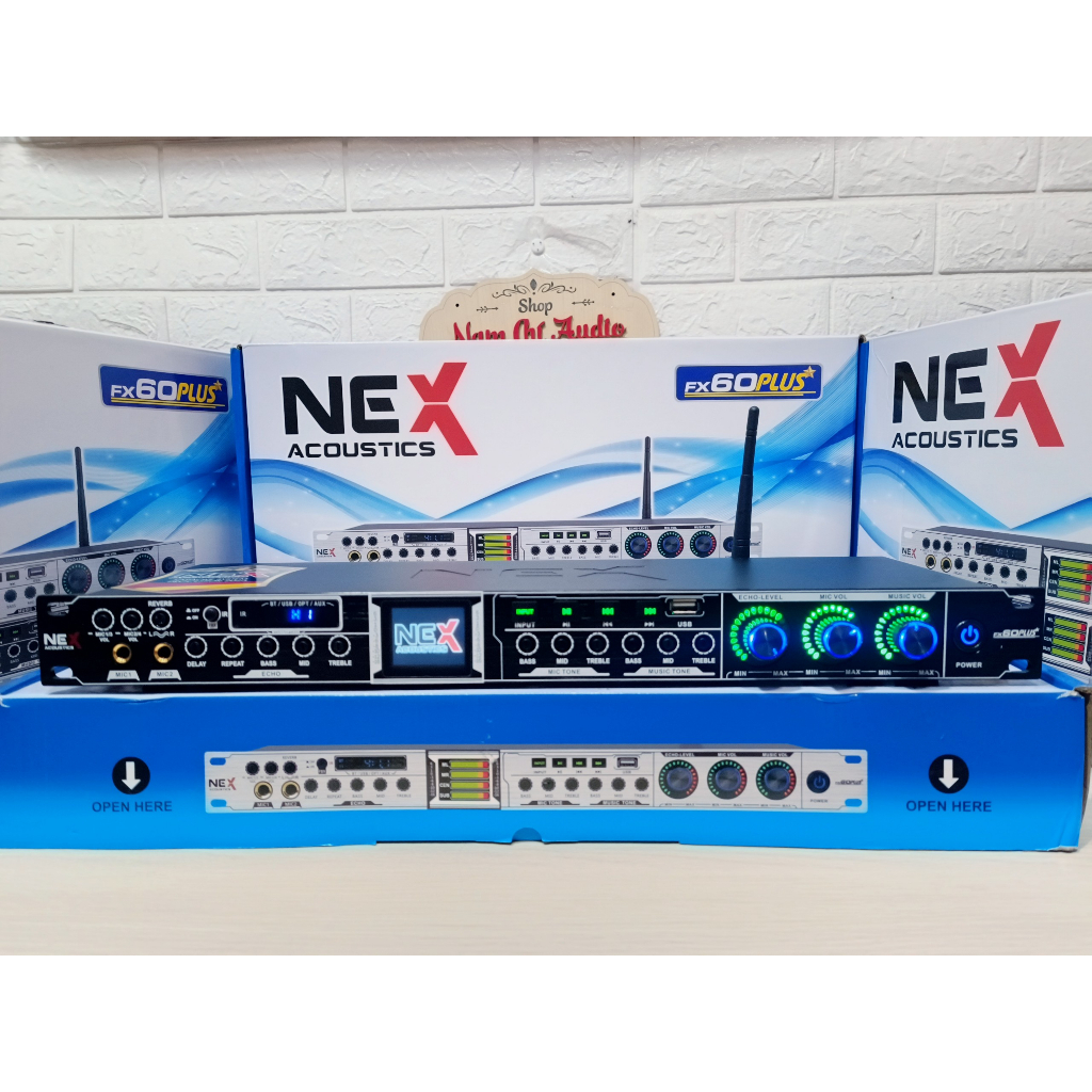 Vang cơ Nex FX 60 plus chống hú tốt, có Bluetooth,cổng quang, USB revert , vang cơ fx 60plus sản phẩm mới