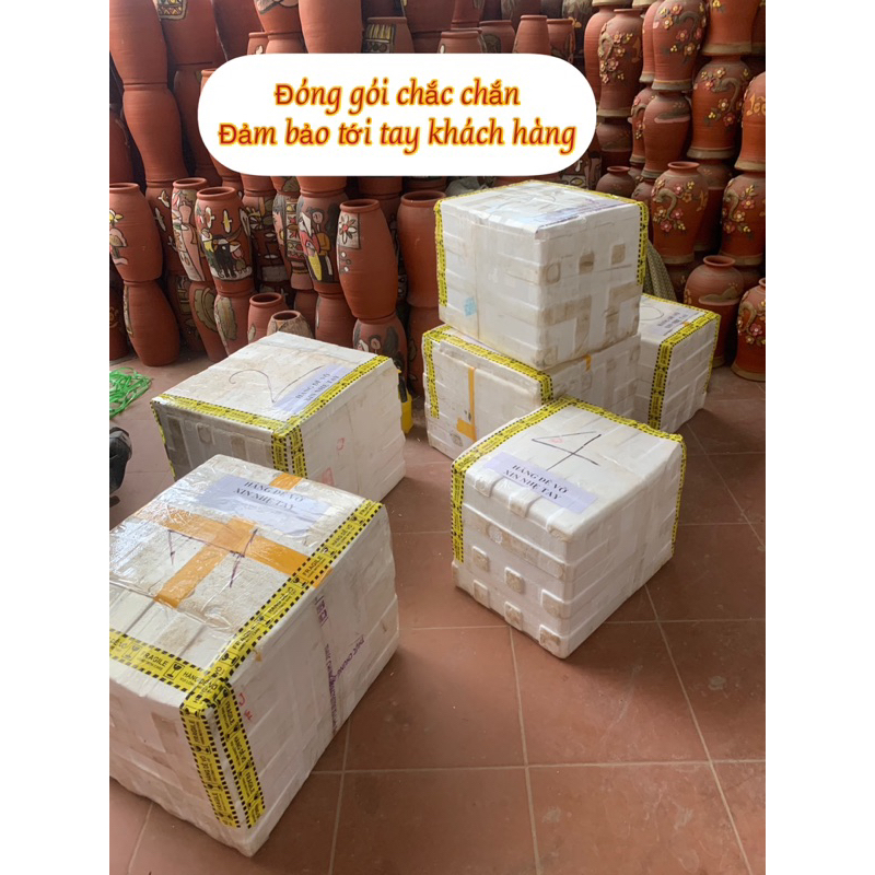 Hàng kĩ,chum sành tài lộc,trống đồng ngâm rượu không men 10l,20l,30l