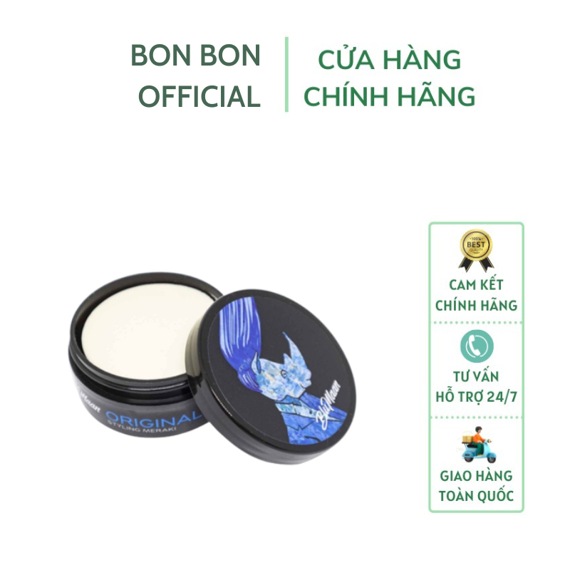 Sáp vuốt tóc nam bluman tê giác cao cấp | giữ nếp tóc 24h | 100g