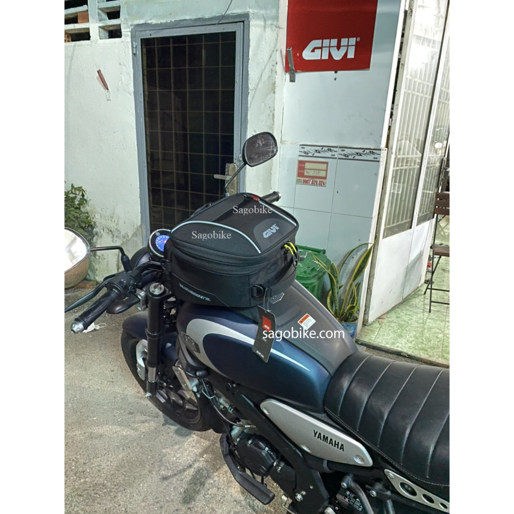 Túi gài bình xăng givi TLB20 kèm ngàm gắn cho XSR 155, túi gài Tanklock bình xăng XSR 155