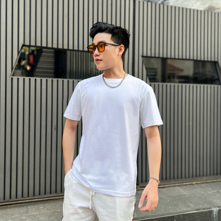 áo thun nam cổ tròn hàng quảng châu cao cấp, áo phông nam chất cotton 100% sỉ ibox
