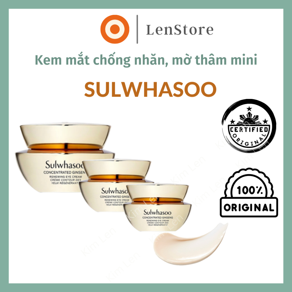Kem mắt Sulwhasoo chống nhăn, mờ thâm 5ml