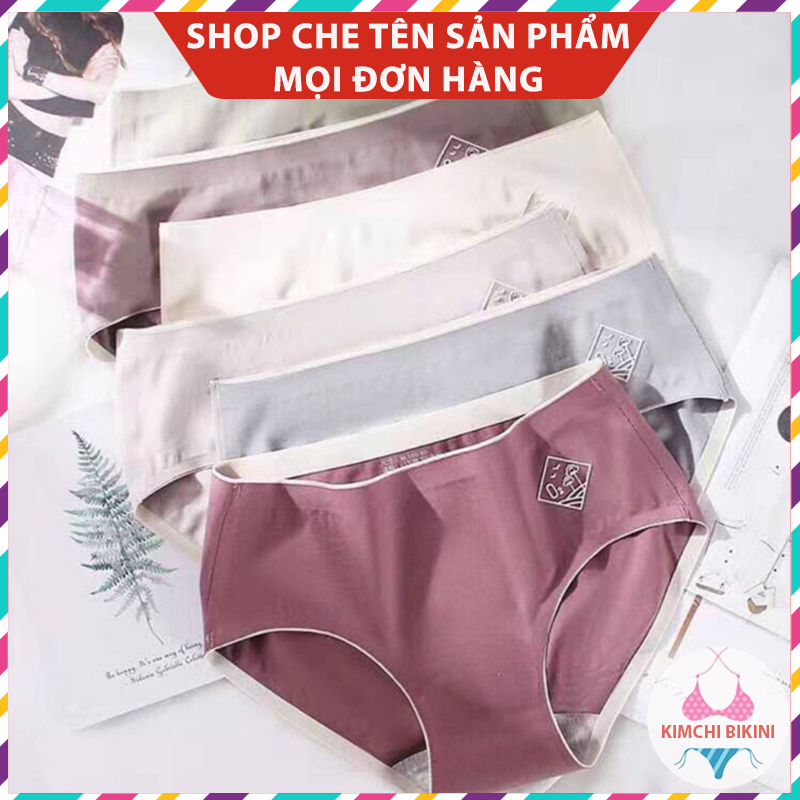 Quần lót nữ O2 Cotton Ép Không Đường May ( Được Chọn Màu ) KIMCHIBIKINI QL115